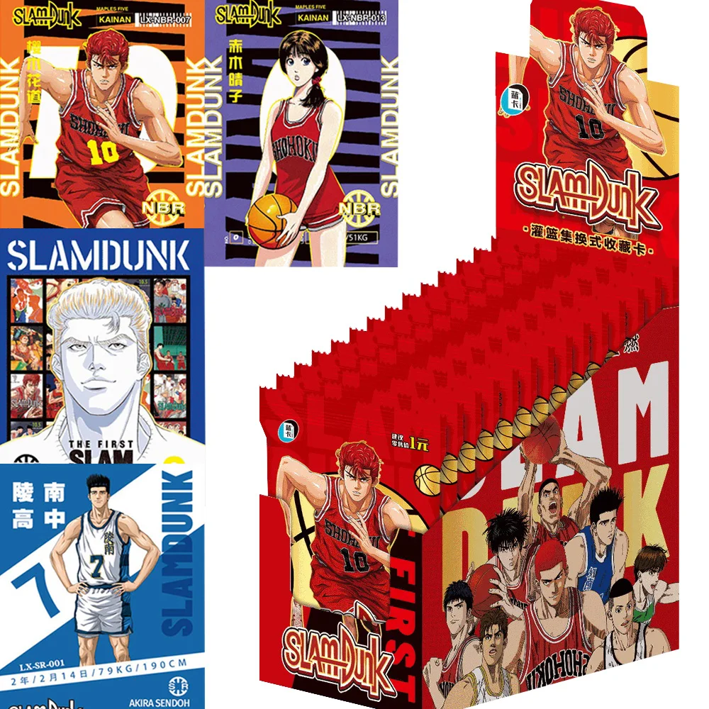 

Japanese Anime Slam Dunk Cards for Boys Girls Rukawa Kaede Ultra Rare Limited Edition Character Dazzling Cards Birthday Gift Toy