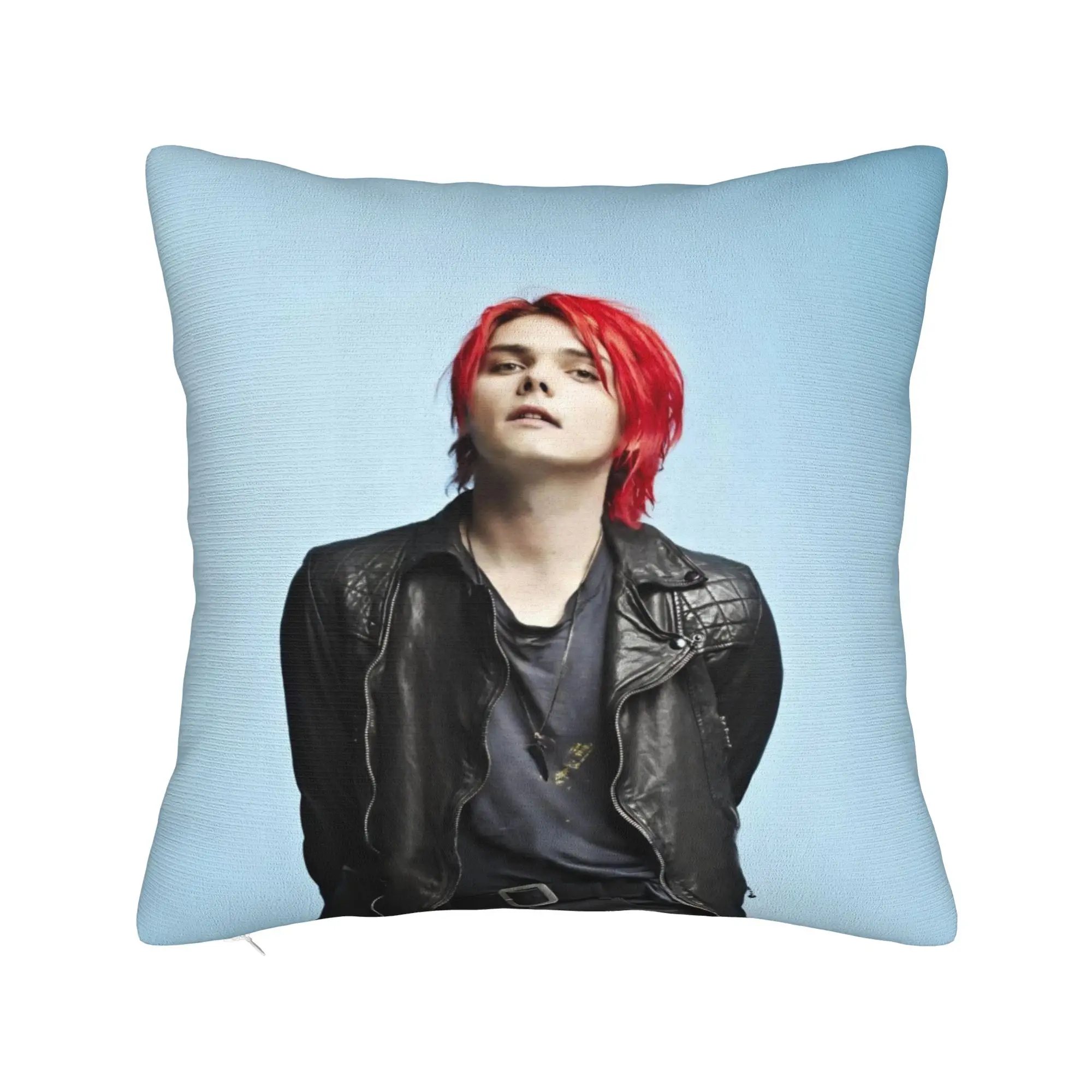 G-Gerard Way MCR Pillowcases  Novelty Pillow Case For Couch Sofa Bedroom Soft Pillow Cover