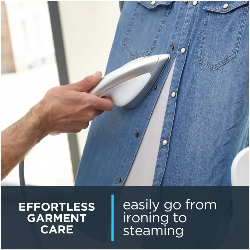 衣類用スチーマー、アイロン台付きフルサイズスチーマー、65インチ、45秒ヒートアップ、1リットル容量、1500ワット