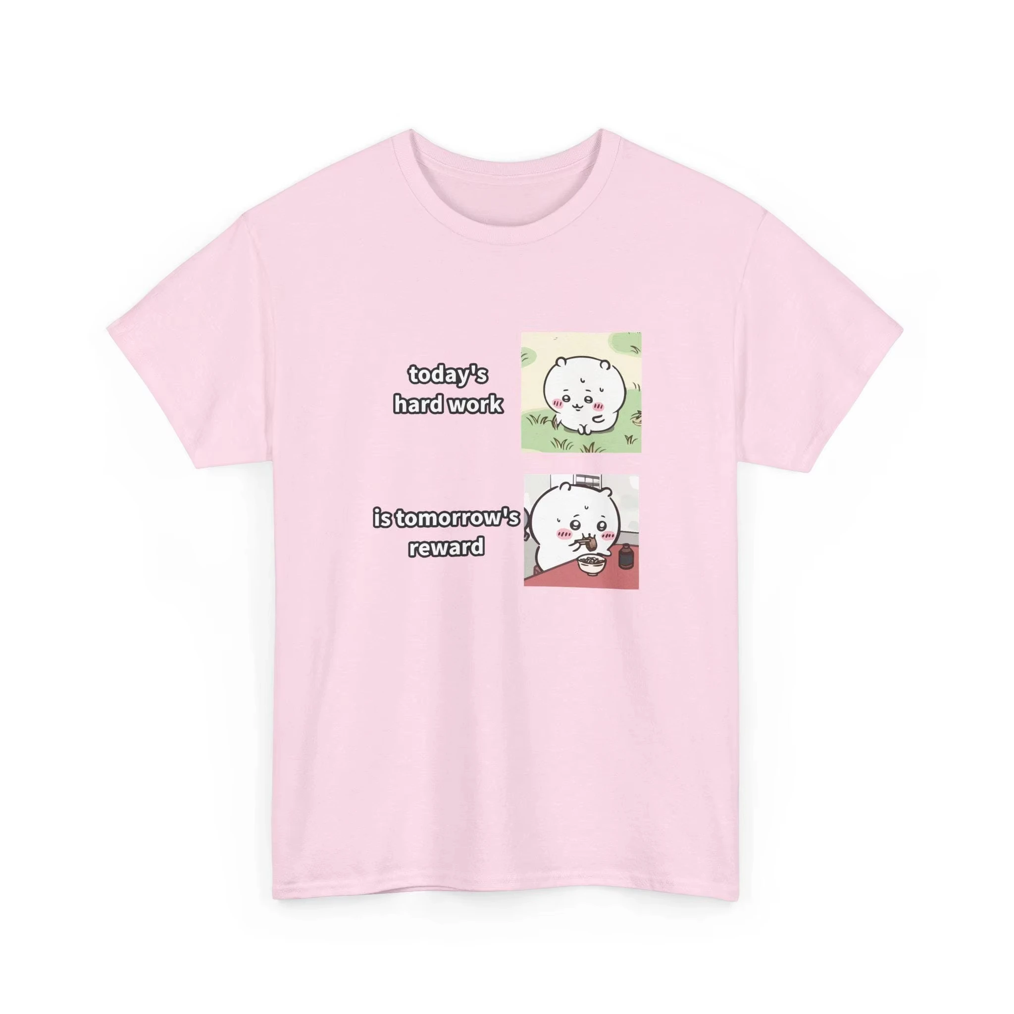 Chiikawa Usagi Hachiware Interesting Daily Scene Graphic T‑Shirt, Unisex O‑Neck Short Sleeve Summer Casual Wear for Kid Adults