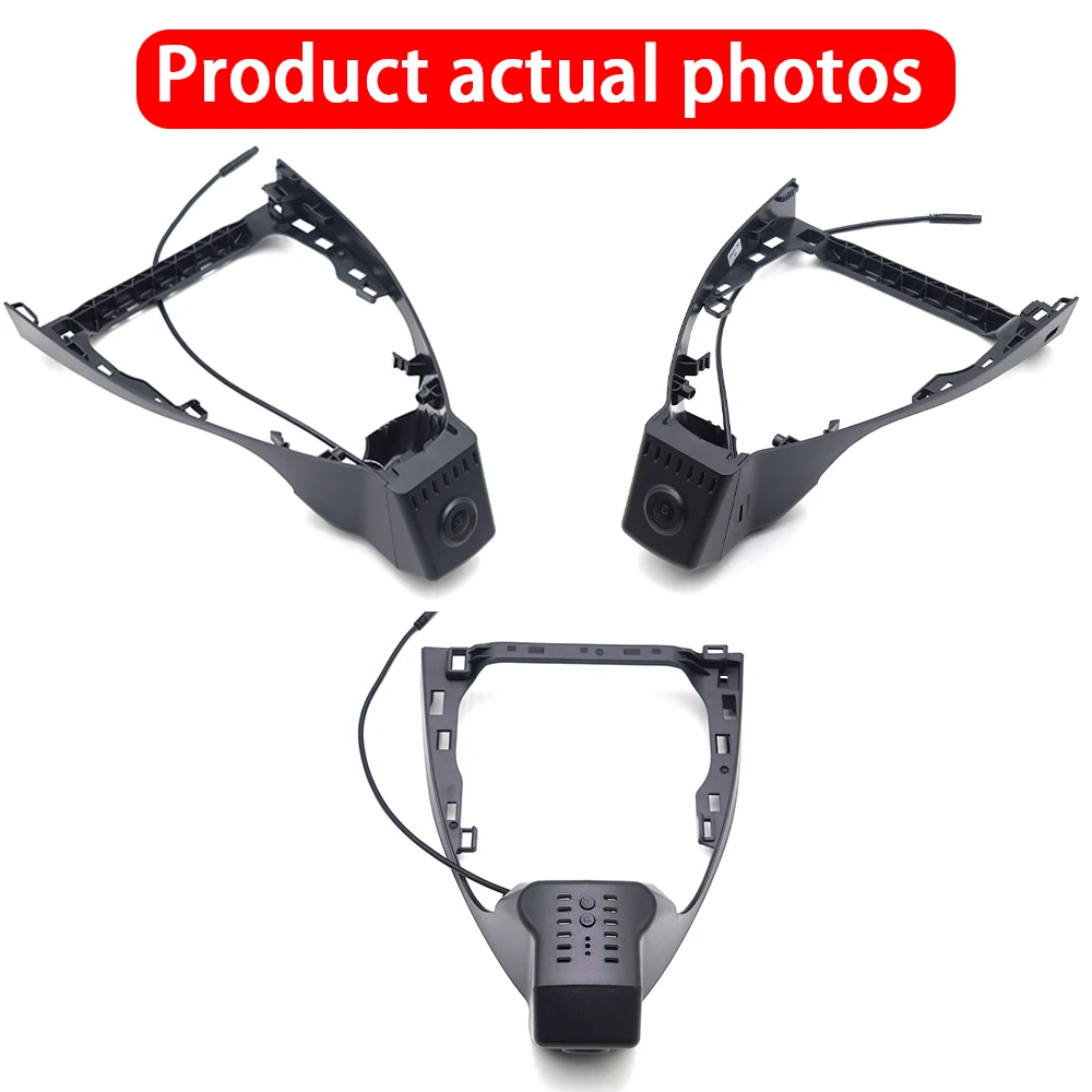 ل Volkswagen VW ID.7 ID7 ID 7 Vizzion 2023 ~ 2025 4K 2160P داش كام الجبهة الخلفية كاميرا السيارة DVR واي فاي التوصيل والتشغيل مسجل فيديو #6