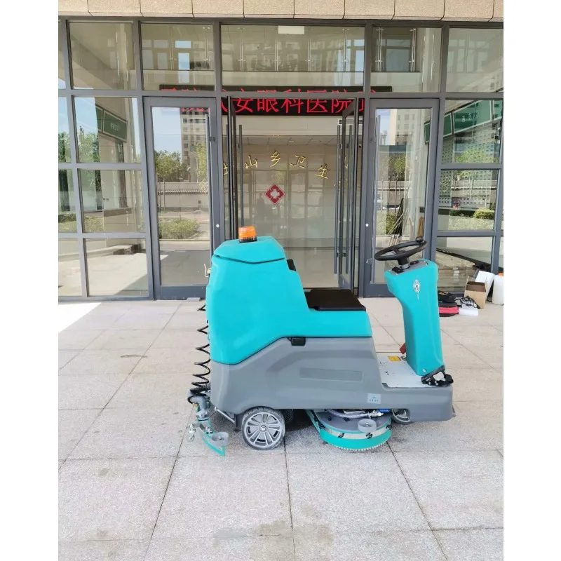 أفضل سعر DM-760 آلة تنظيف الأرضيات الكهربائية الصناعية حالة جديدة مع شعار مخصص لتنظيف أرضية مواقف السيارات