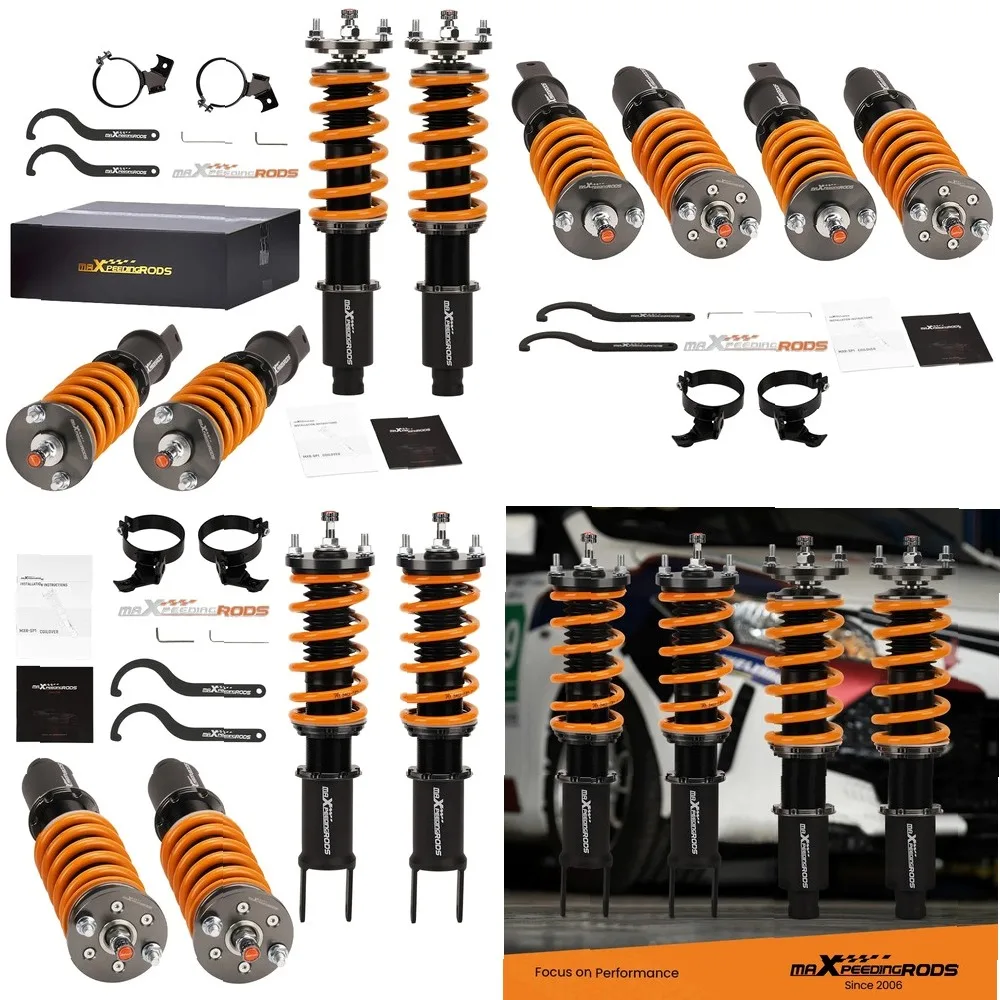 

MaXpeedingrods Adjustable Coilover Suspension Kit for Honda Civic CR-X EC ED EE EF EJ EK