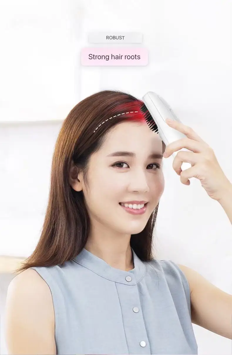 Hair Care Red Light Laser Hair Growth Comb Brushes Grow Anti Hair Loss Therapy Regrowth Device Machine Infrared Massager KD-3801
