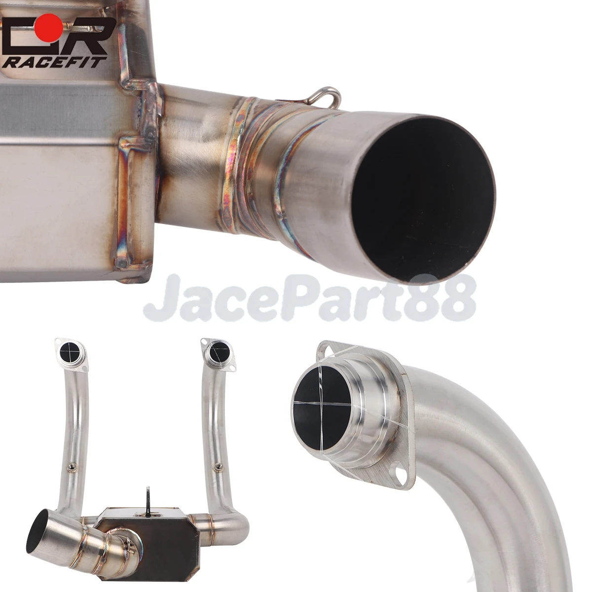Slip On For Moto GUZZI V85TT V 85 V85 TT 2018 - 2025 Motorcycle Exhaust Muffler Modified Front Header Link Pipe Escape
