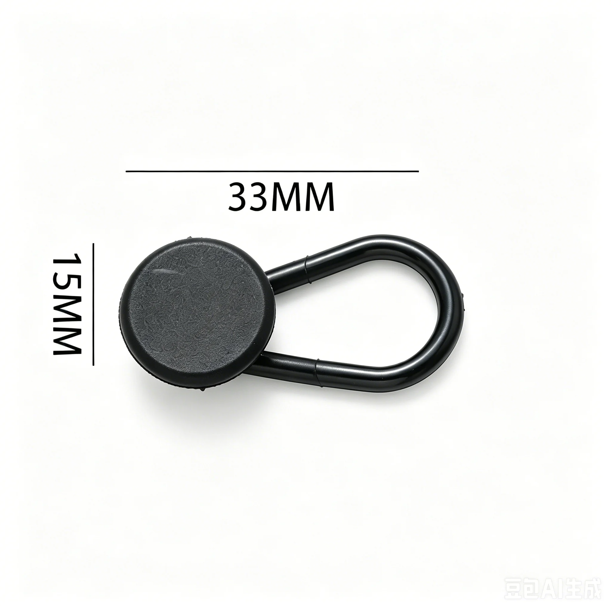 A Easy-Adjust 4/12-Pack No-Sew Jean Waist Extenders - Adjustable Pants Button Expanders Unisex In Khaki/Blue/Black view 5