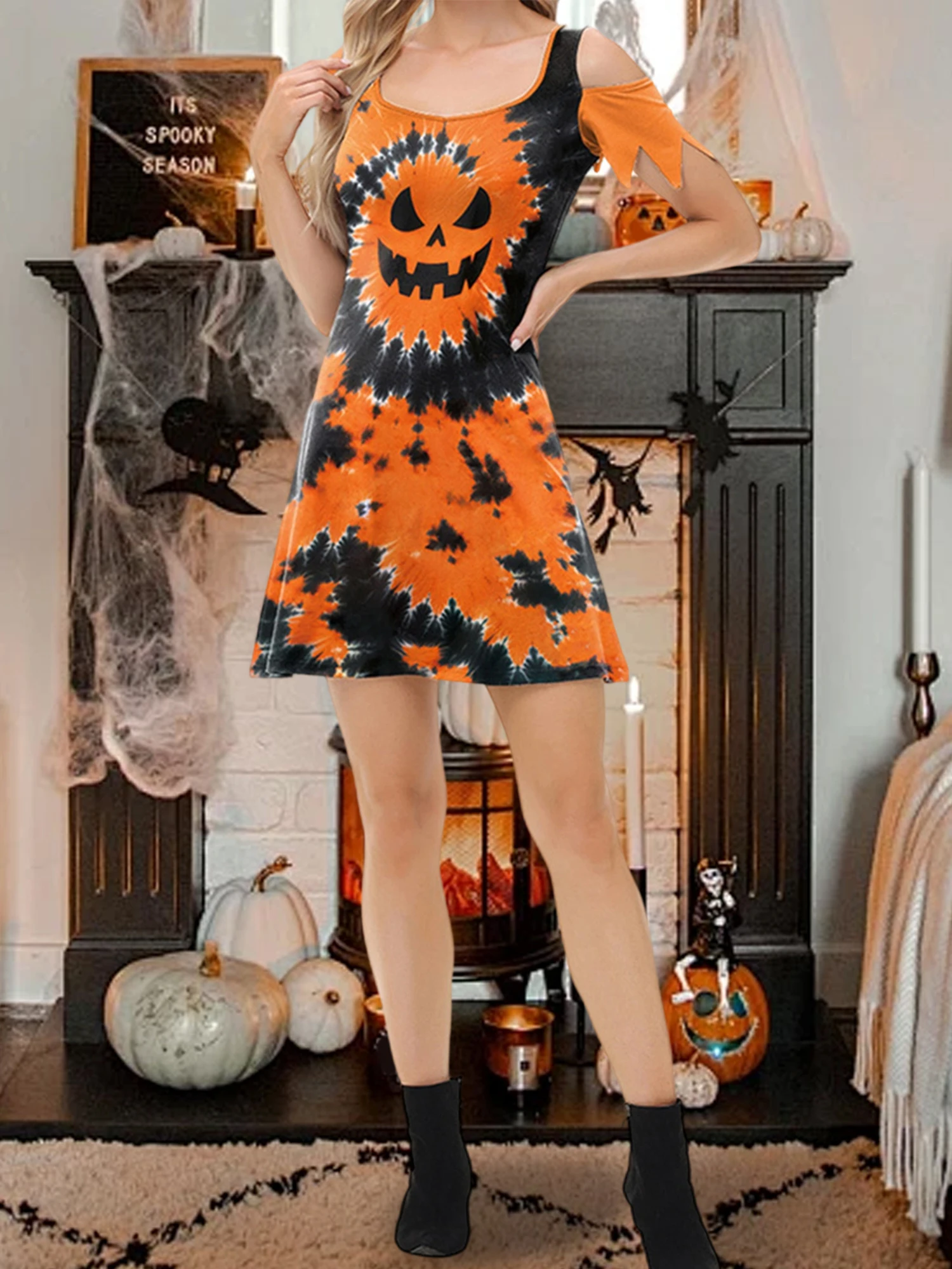 

Casual Women s Short Sleeve V Neck Button Up Dress in Solid Color for Summer Short T-shirt Style Dress