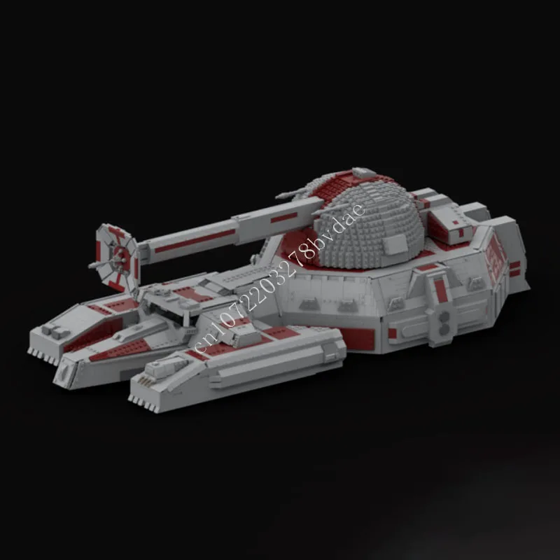 6956PCS RX-200 Falchion-class assault tank UCS Space War Military MOC SpaceShip Battle Model Building Blocks DIY Model Toys Gift