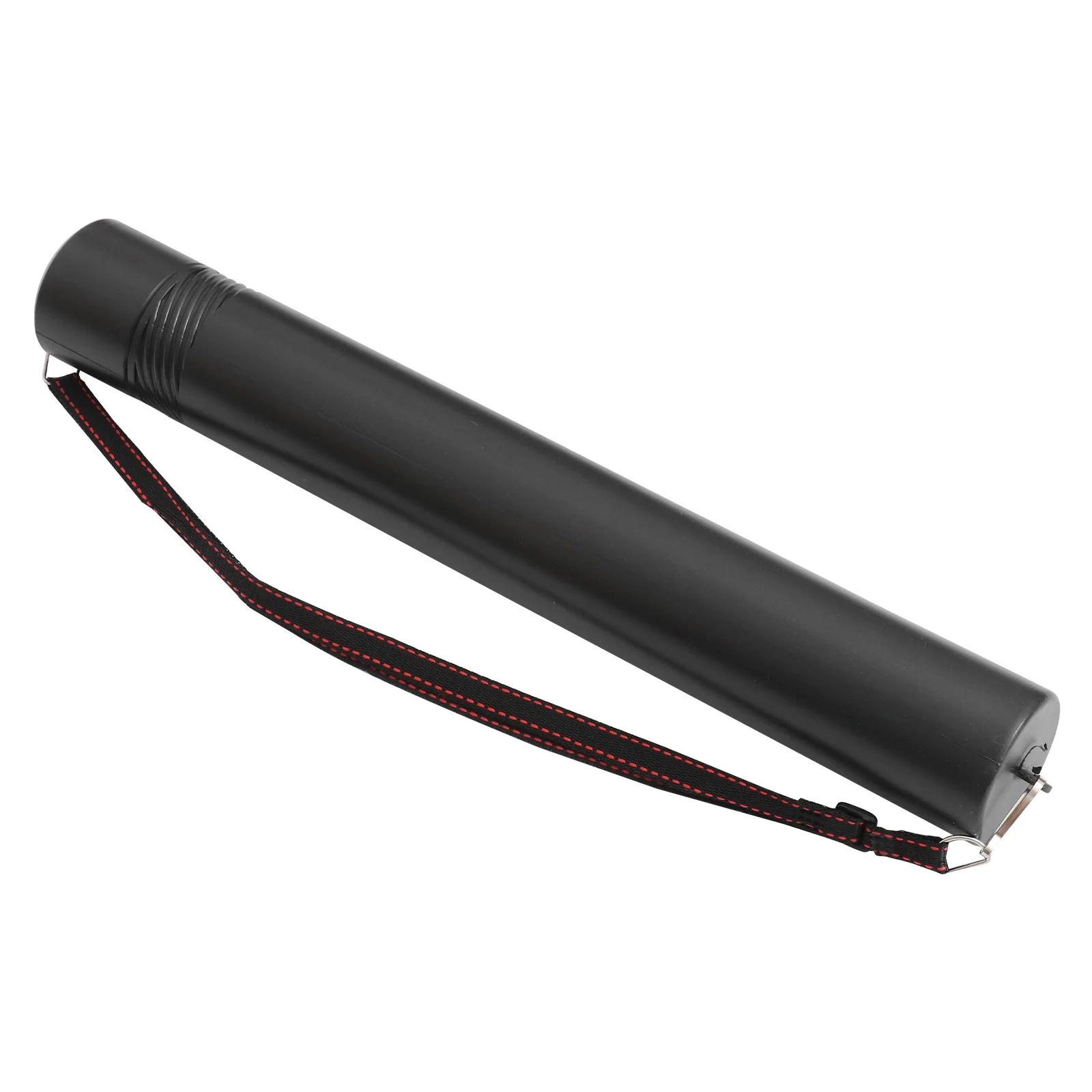 1 قطعة حامل التمرير الدوارة البلاستيك تمتد أنبوب المدمجة المحمولة رسم ورقة ملصق تخزين حزام قابل للتعديل لون عشوائي