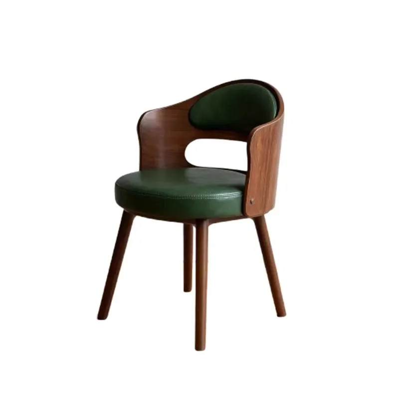 xx-Modern Dining Chair Designer Cushion Wood Party Accent Dining Chair Office Vanity Conference Sillas De Comedor Furniture