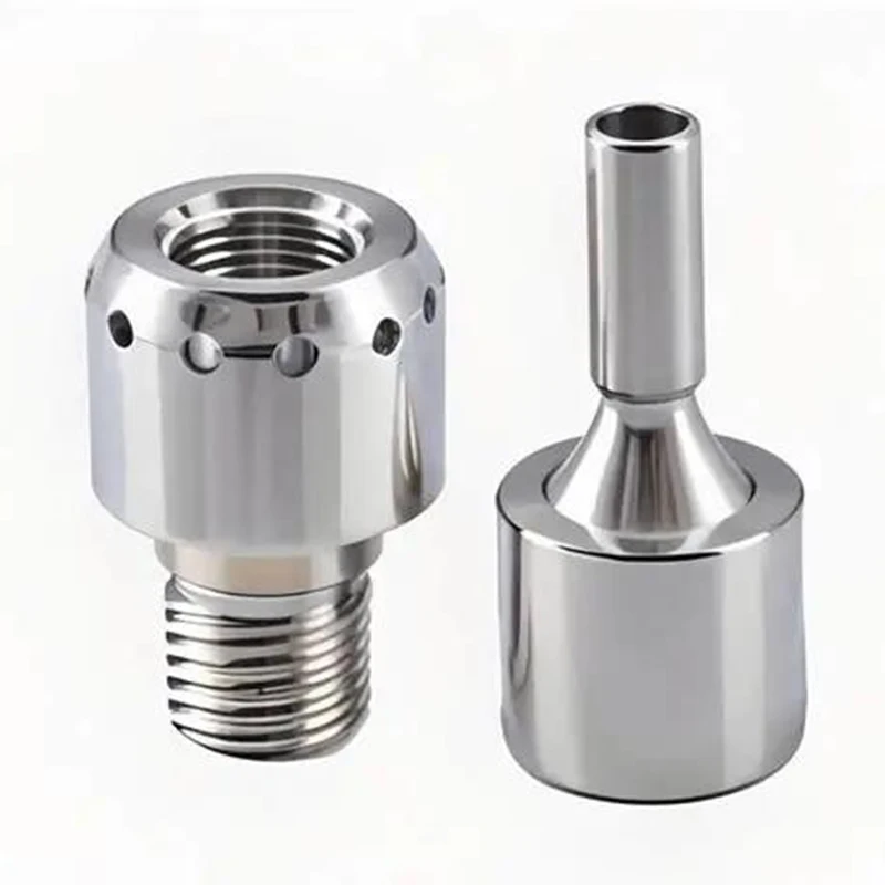 High Precision Customized CNC Milling Lathe Parts Machining Service Aluminum Alloy Double Port Manifold Adapter