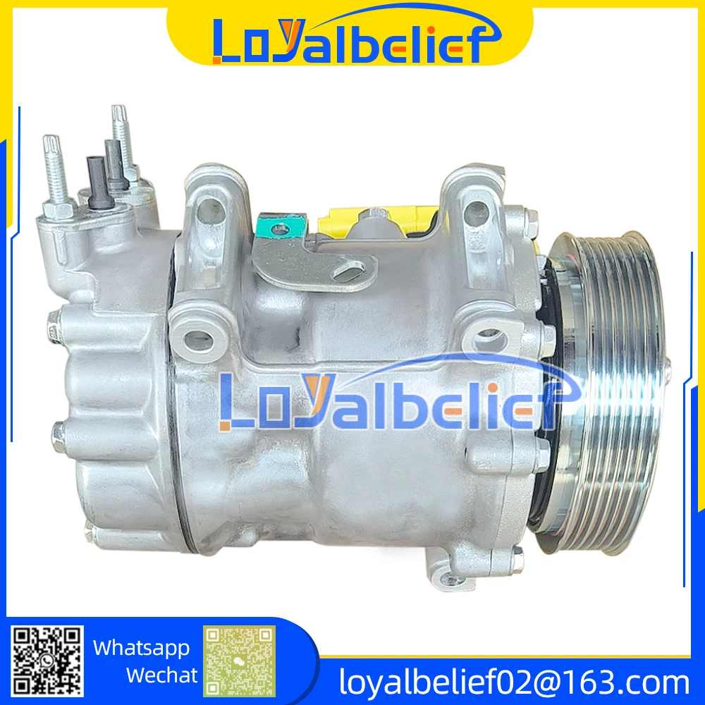 

Компрессор кондиционера и муфта SD7C16 для Citroen DS3 C3 C4 C5 04-20, Peugeot Partner 207 208 308 508 1.4 1.6 09-19, артикул 9822826880