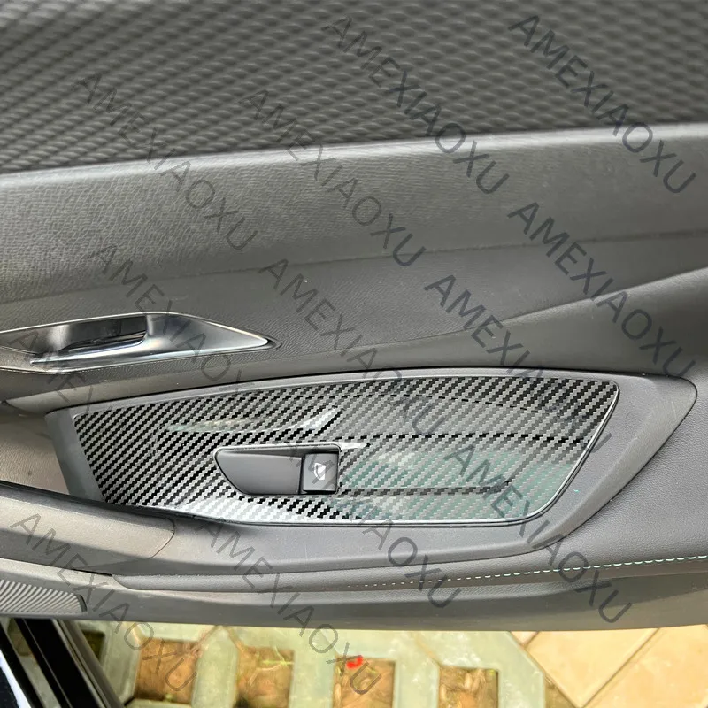 

Декоративная рамка для переключателя стеклоподъемника Peugeot 408X, модификация интерьера автомобиля