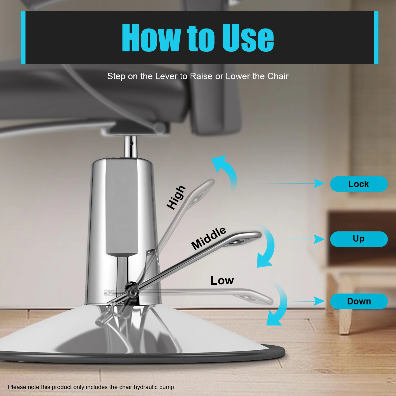 이발소 의자 유압 펌프