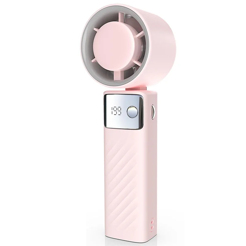 

A69X-Handheld Turbo Fan, Powerful Fans [20Hrs Max Cooling], Mini Fans,LED Display, For Women Men Outdoor Indoor