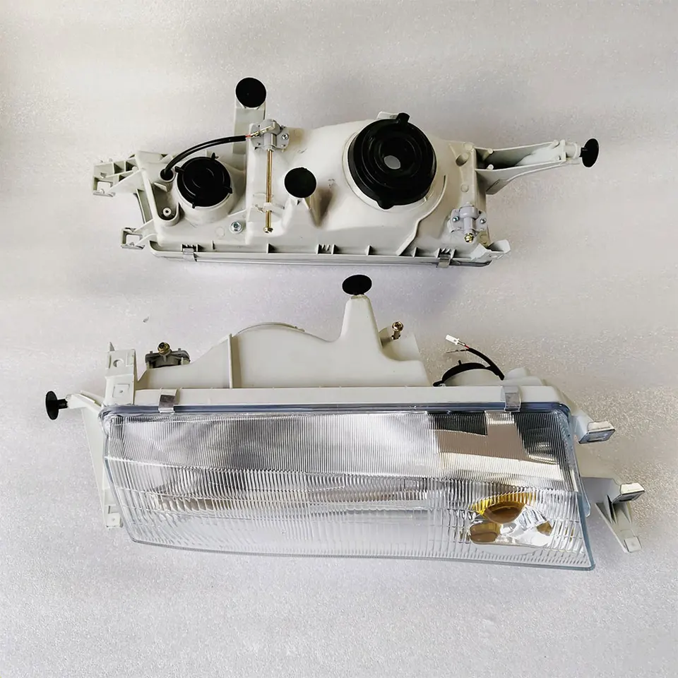 A Pair Car Headlamp For Toyota Mark II GX80 JZX81 LX80 YX80 1990
