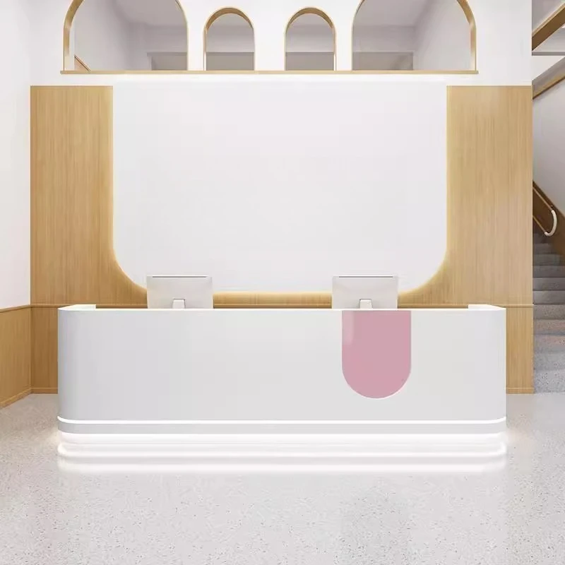 Children's Education Reception Desks Institution-Dance Reception Desks Painting Office Furniture Banco Reception ZY40JDT