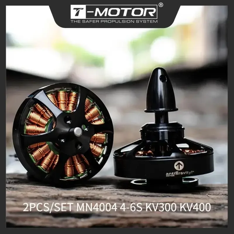 

T-MOTOR 2PCS/SET MN4004 4-6S KV300 KV400 Brushless Motor Lightest Weight UAV Motor For Ultrathin Design Drone DIY Part