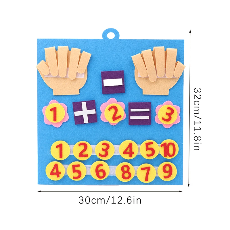 Finger Number Math Toy for Kids, Contando, Aprendizagem Cognitiva Precoce, Brinquedos Educativos, Desenvolvimento de Inteligência