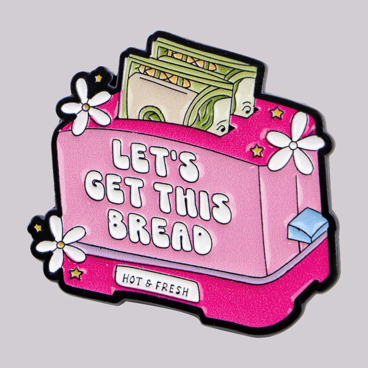 Cartoon Enamel Pin Cute Bread Brooch Pines Lapel Pins Badge on Backpack Clothing Accessories Vintage Jewelry Friends Gifts