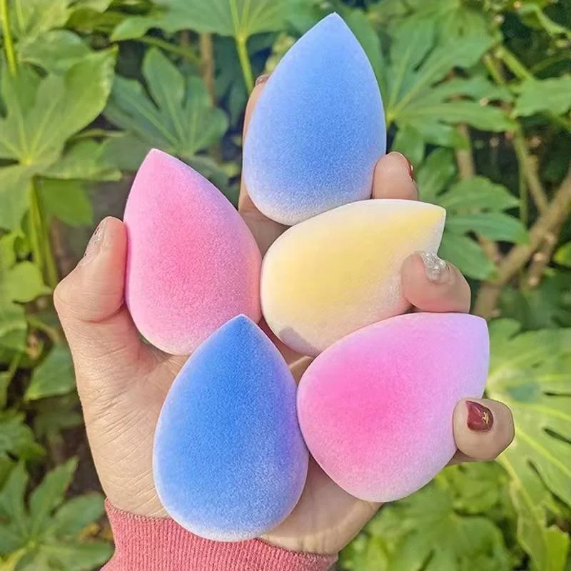 Super Soft Black Fat Makeup Sponges With Opp Bag