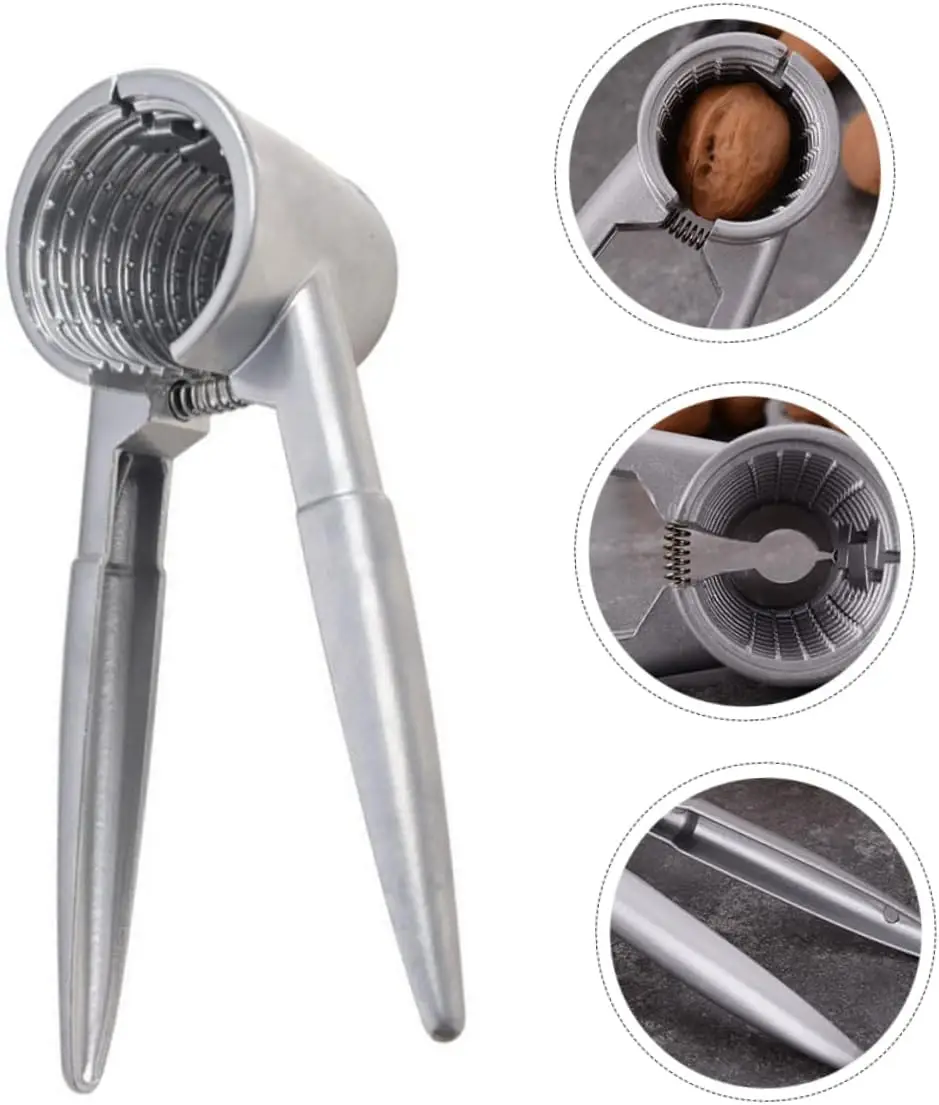 Aluminum Alloy Nutcrackers - Walnut and Nutcracker Pliers Sheller Tool for Kitchen Use - Durable Heavy-Duty Opener Pliers for Nu