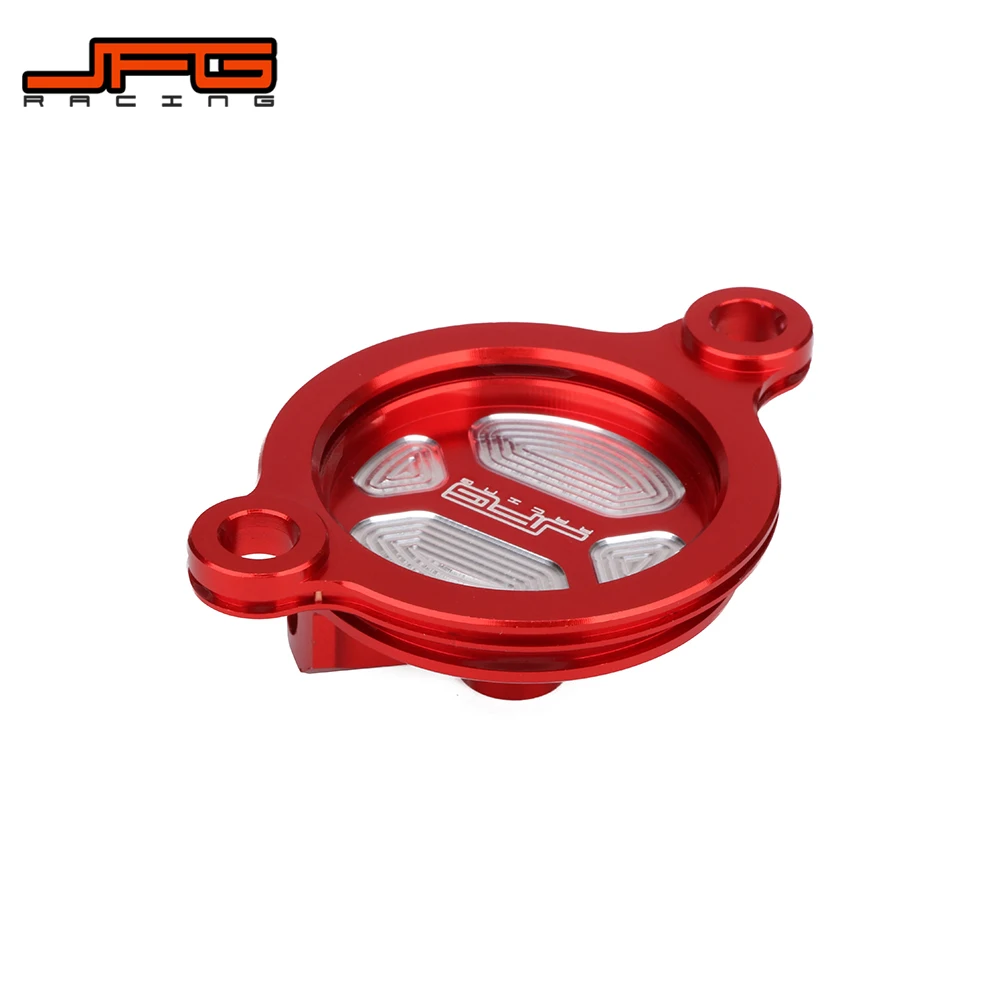 Motorcycle CNC Aluminum Oil Filter Cap Cover For HONDA CRF250R CRF250X 2004-2016 CRF450R 02-18 CRF450RX 2017-2018 CRF450X 05-16