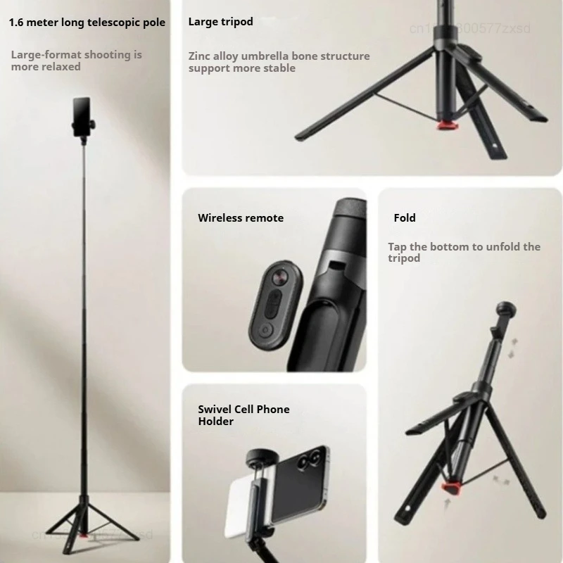 Оригинальный Xiaomi Mijia Zoom селфи-палка Bluetooth пульт дистанционного управления портативный многофункциональный штатив для Android iPhone смартфон