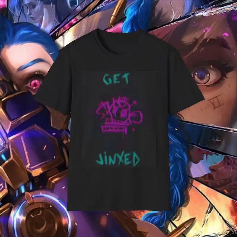 Arcane Get Jinxed Jinx Vi Powder Unisex Softstyle T-Shirt