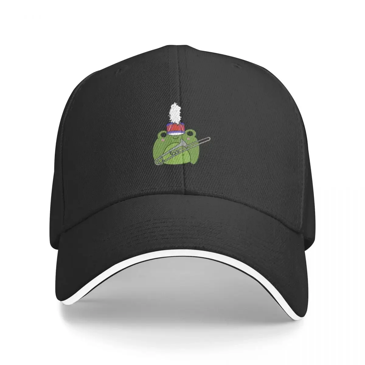 

Marching Trombone Froggie Baseball Cap Trucker Hat Women's Hats Men's