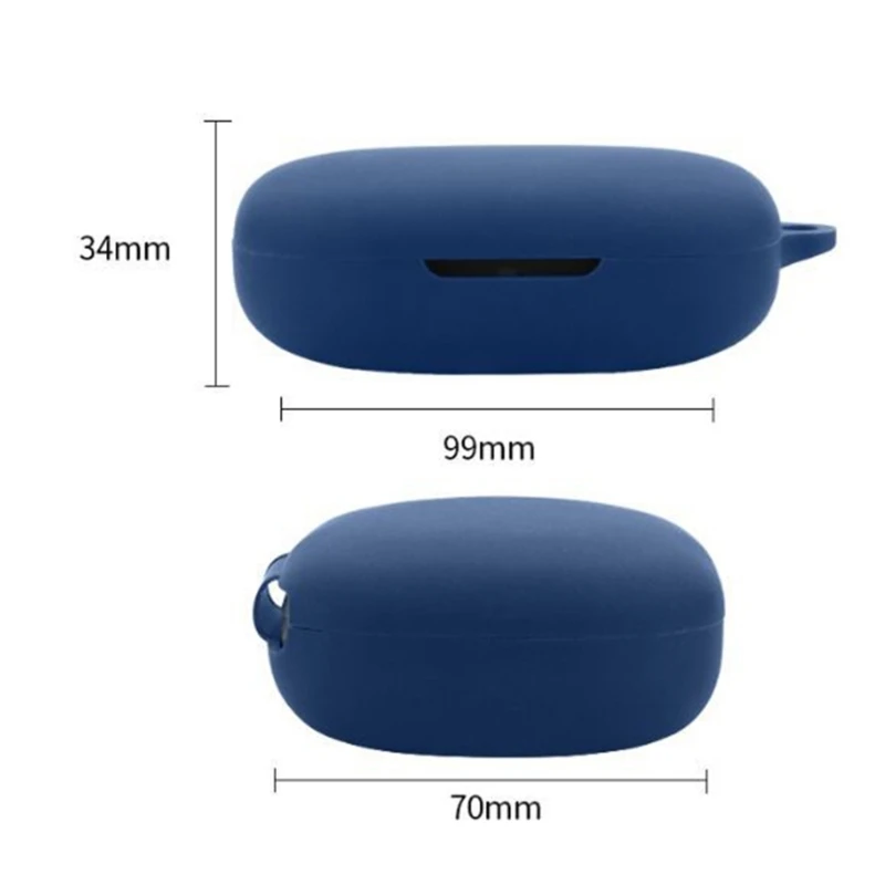 Funda antiarañazos Carcasa antideslizante de manga suave apta para 1MORE Fit S50 Case Shell