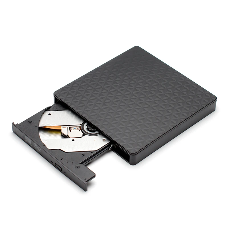 12.7mm Optical Drive Enclosure Case USB Type-C DC 12V External Optical Drive Enclosure Plug and Play for Windows/ OS/Linux