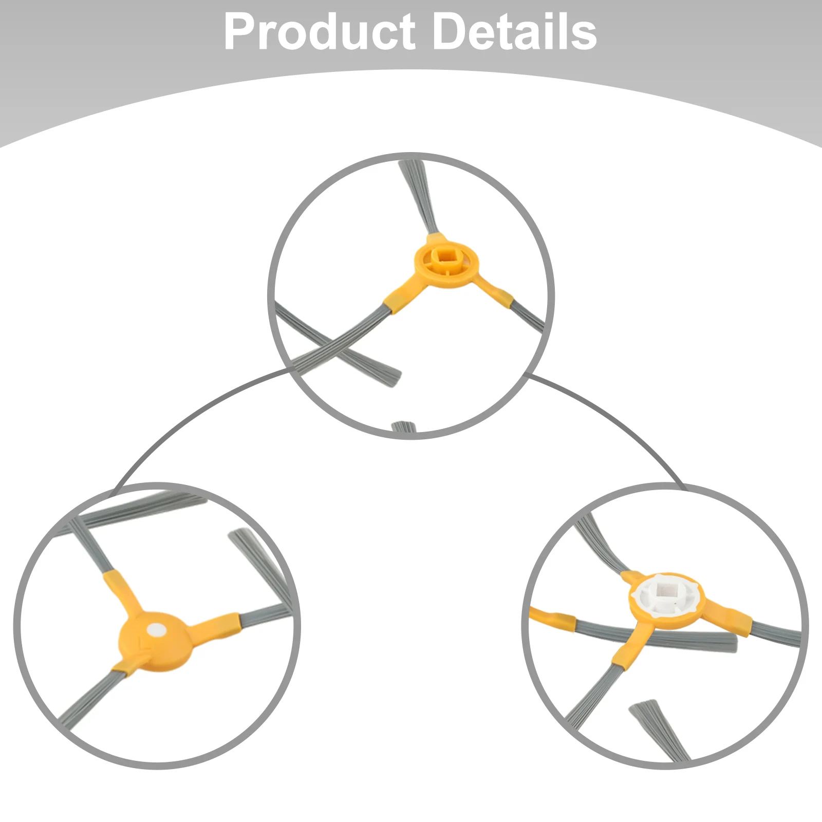 Набор боковых щеток для подметальной машины, набор для подметального робота, инструмент для подметального робота, пылесос, 4 шт., чистка для Mamibot Exvac660 Набор боковых щеток для подметальной машины, набор для подметального робота, инструмент для подметального робота, пылесос, 4 шт., чистка для Mamibot Exvac660