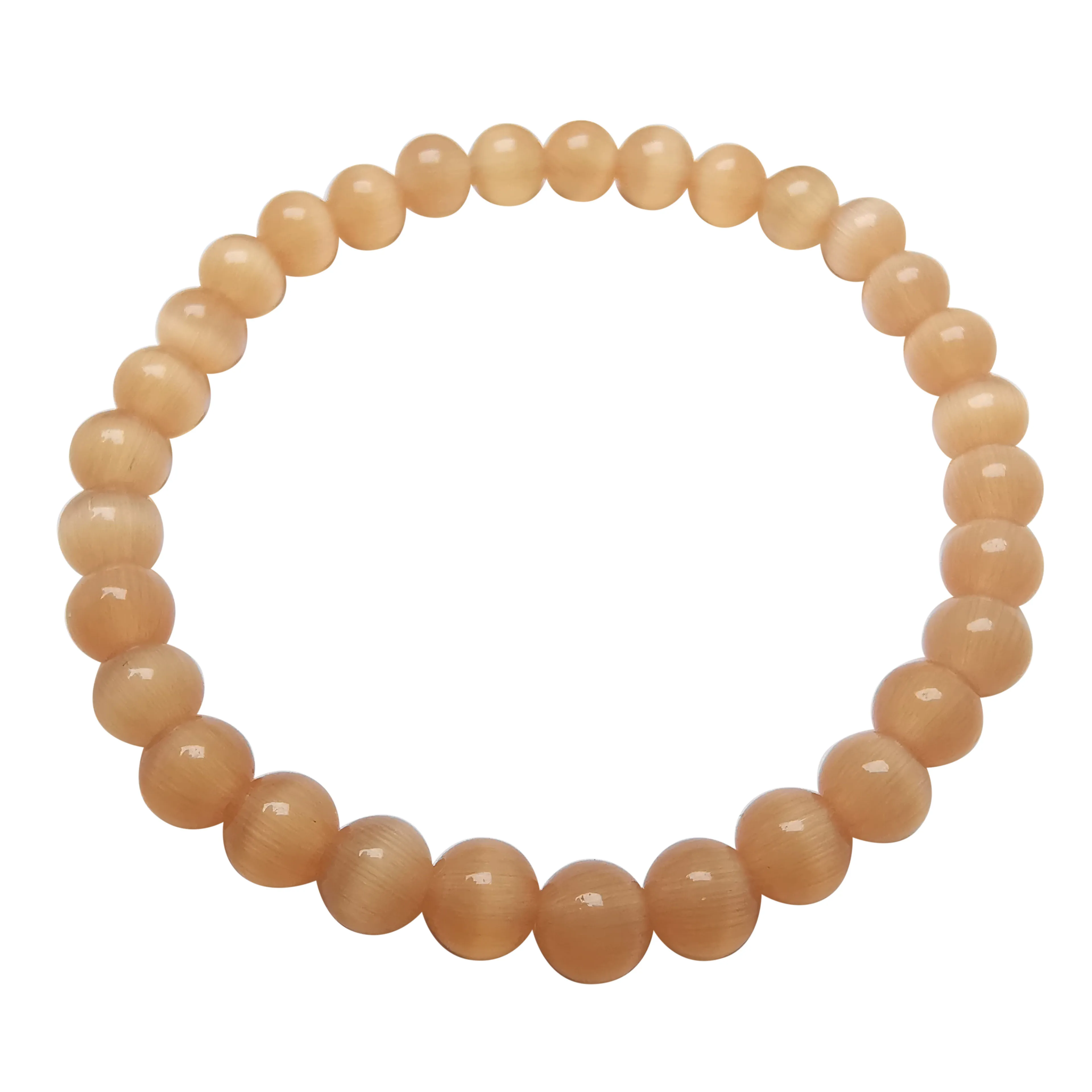 

Orange cat's eye Energy Bracelet