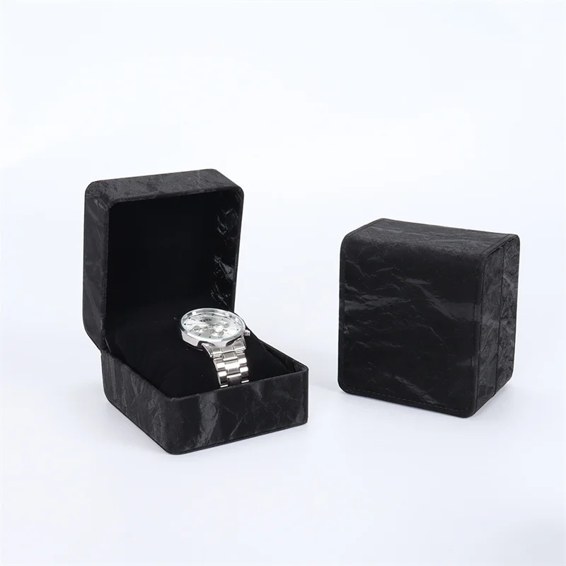 Pu Leather Watch Box Luxurious Portable Watch Packaging Box Watch Storage Box Premium For Jewelry Packaging Accessory Storage