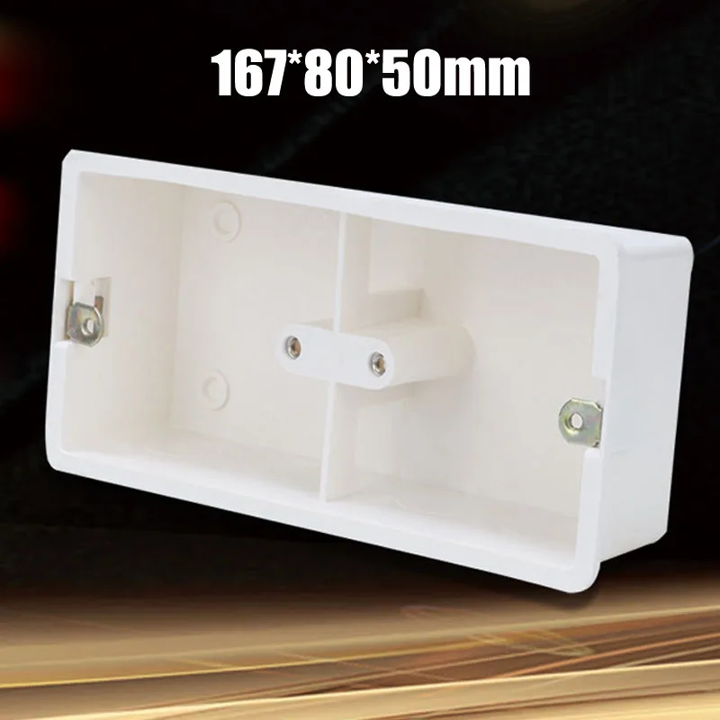 

Настенный переключатель высокого качества Secret Stash, распределительная коробка 167*80*50 мм для 86 типов настенных переключателей и розеток