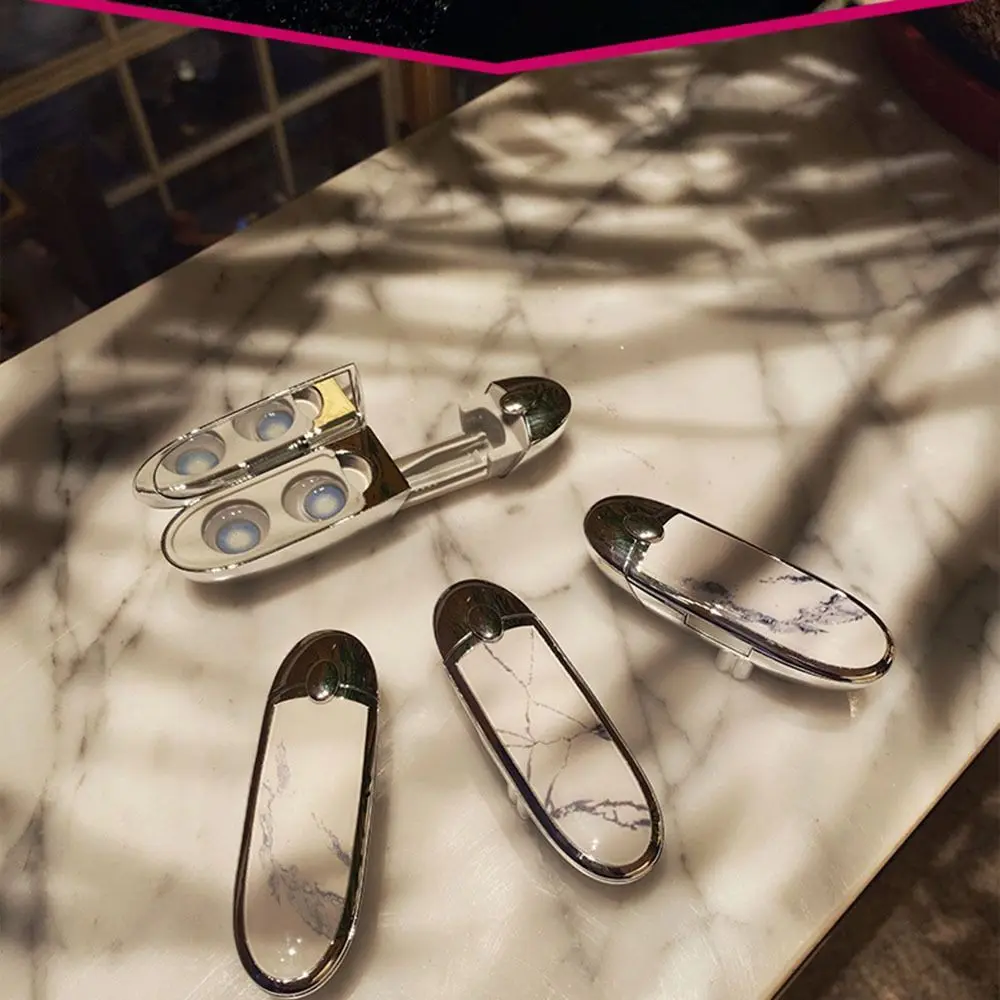 سعة كبيرة عدسات لاصقة حقيبة للتخزين صندوق منظم مقاوم للغبار صندوق تخزين العدسات اللاصقة سيليكون متعدد الوظائف