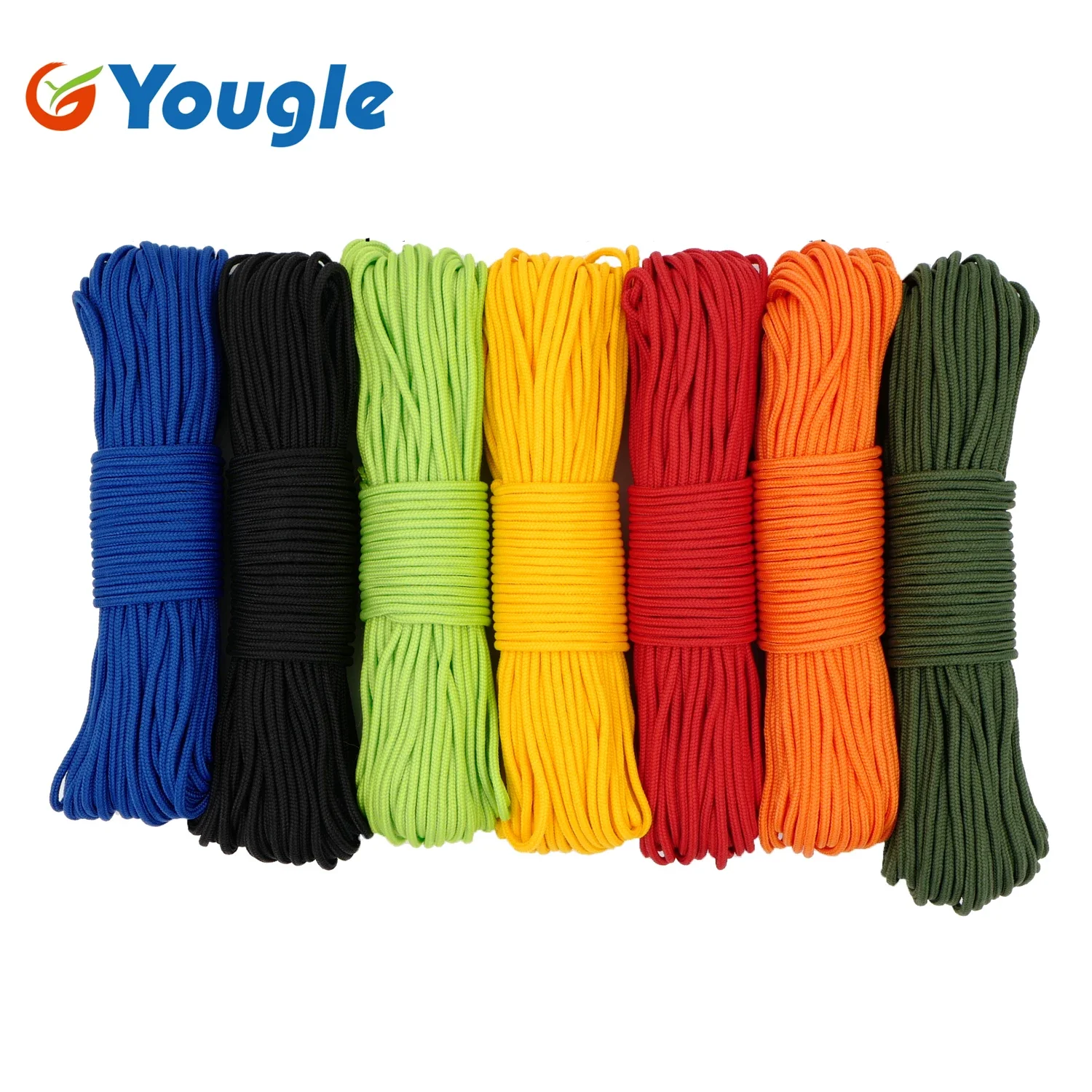 NEW 100FT 3.5mm 300LB 4 Strands Paracord Parachute Cord Micro Cord Lanyard Guyline Tent Rope For Outdoor Camping Hiking Bracelet