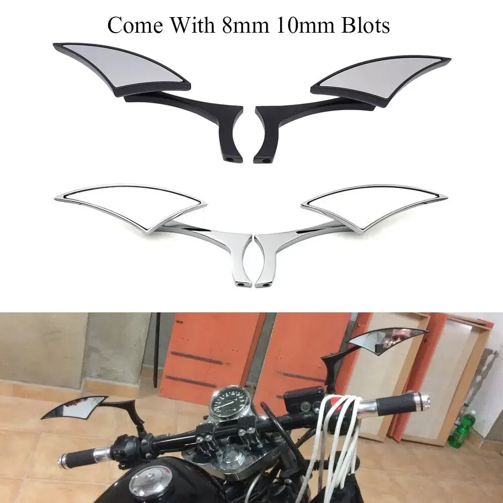 

Universal Motorcycle Rearview Side Mirrors For Honda Kawasaki Suzuki Yamaha