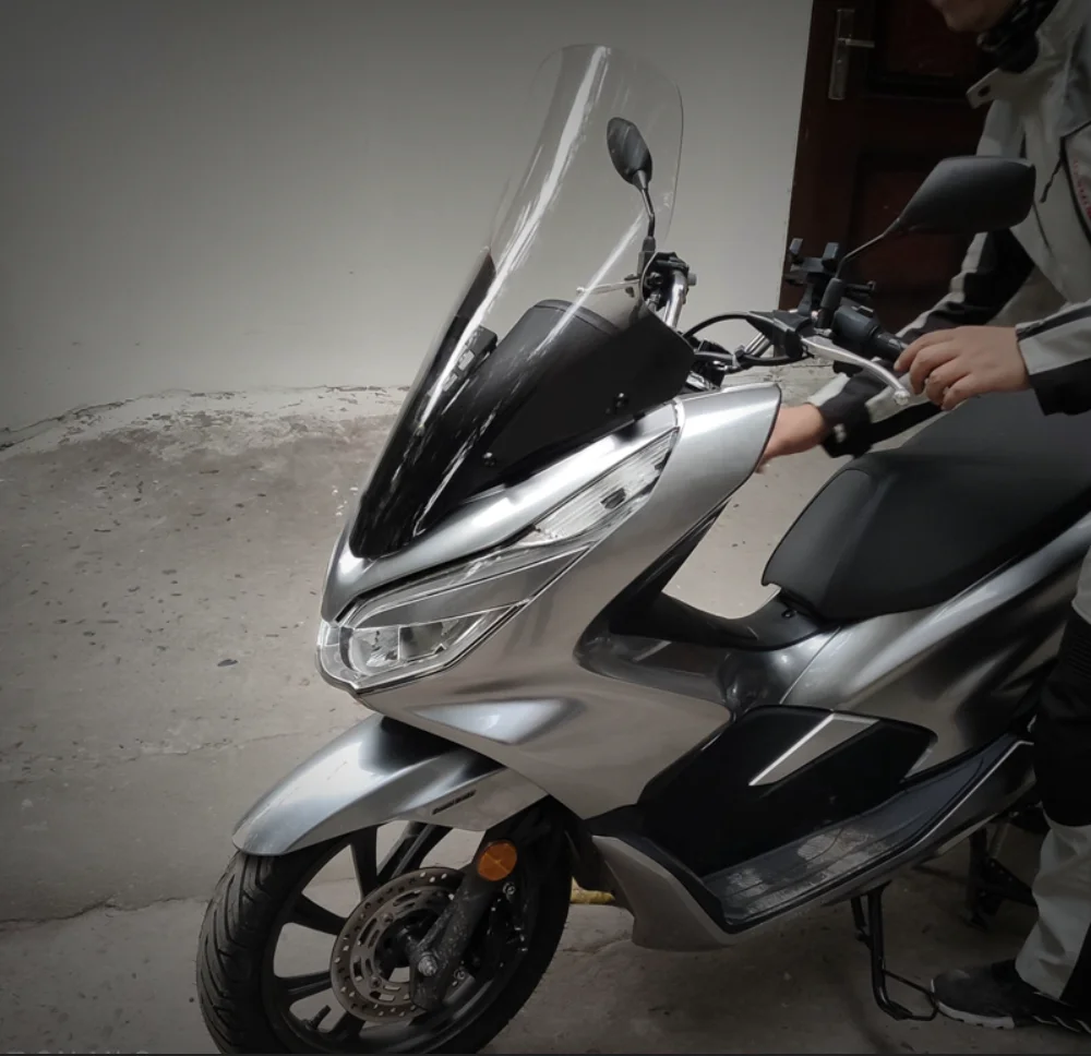 For Honda PCX150 Windshield Front Windshield Mirror Original Windshield Imported Modified Windshield Height