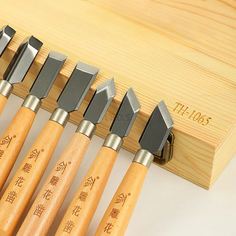 Woodworking Carving Knife Set Multiple Specifications Sharp Durable Precision Carpenter Hand Chiseling Woodworking Tools Set