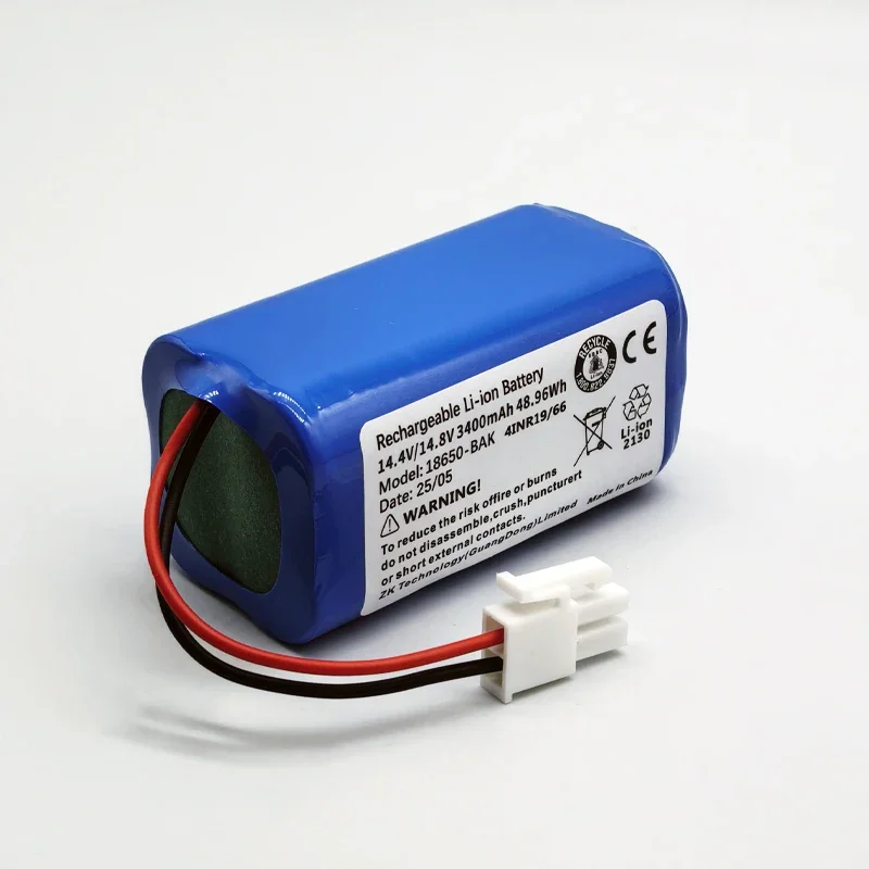 High quality 3400mAh  14.4V Rechargeable Li-ion Battery for ILIFE A4 A4s V7 A6 V7s Plus Robot Vacuum Cleaner battery