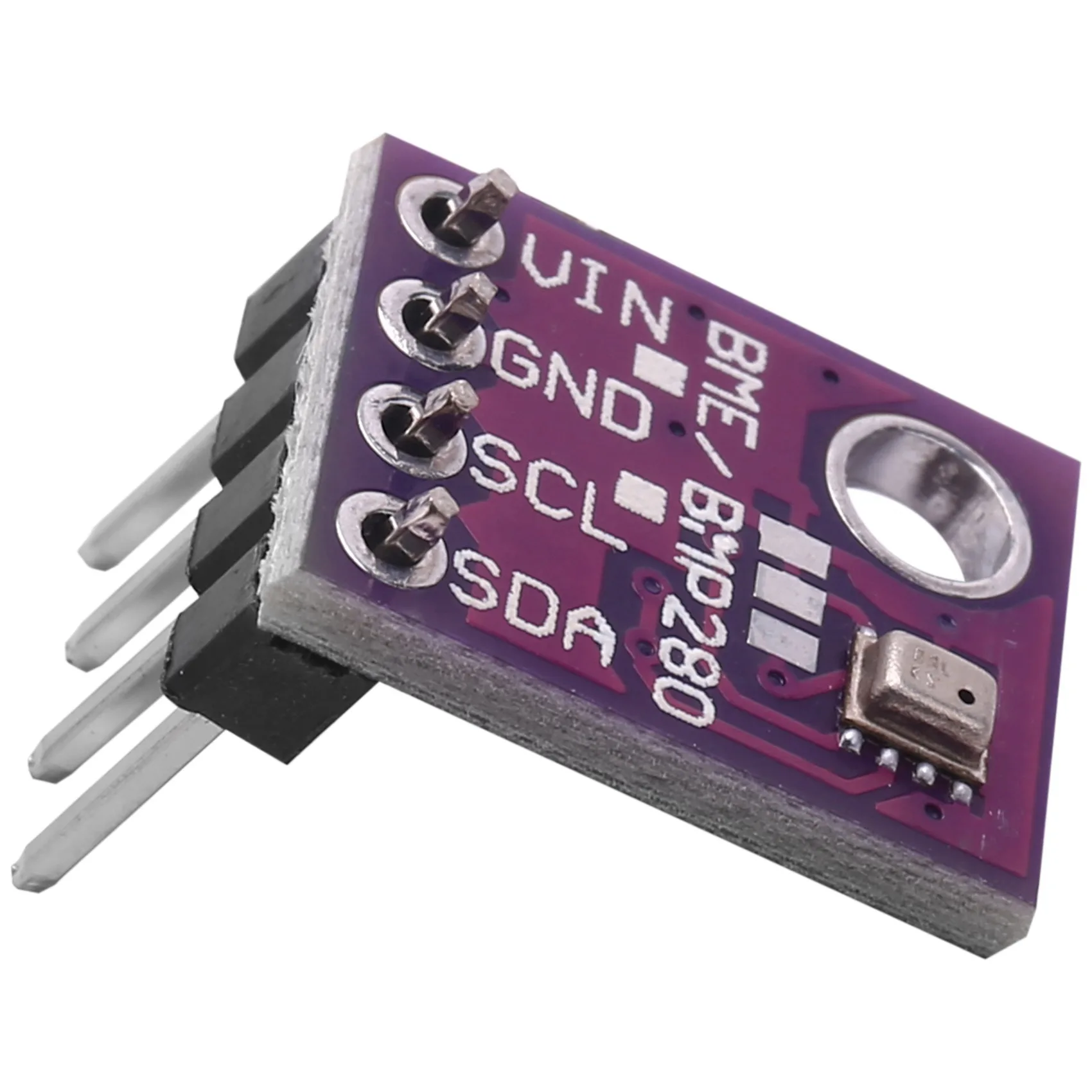 6 Stück BMP280 5 V digitales Temperatur- und Luftdrucksensormodul, Temperatursensor, Atmosphärendruckplatine