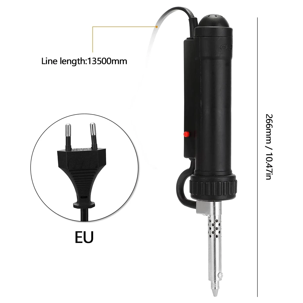 BBT-680 Electric Vacuum Solder Sucker Portable Soldering Desoldering Suction Pump Iron Gun Electric Tin Soldering Repair Tool