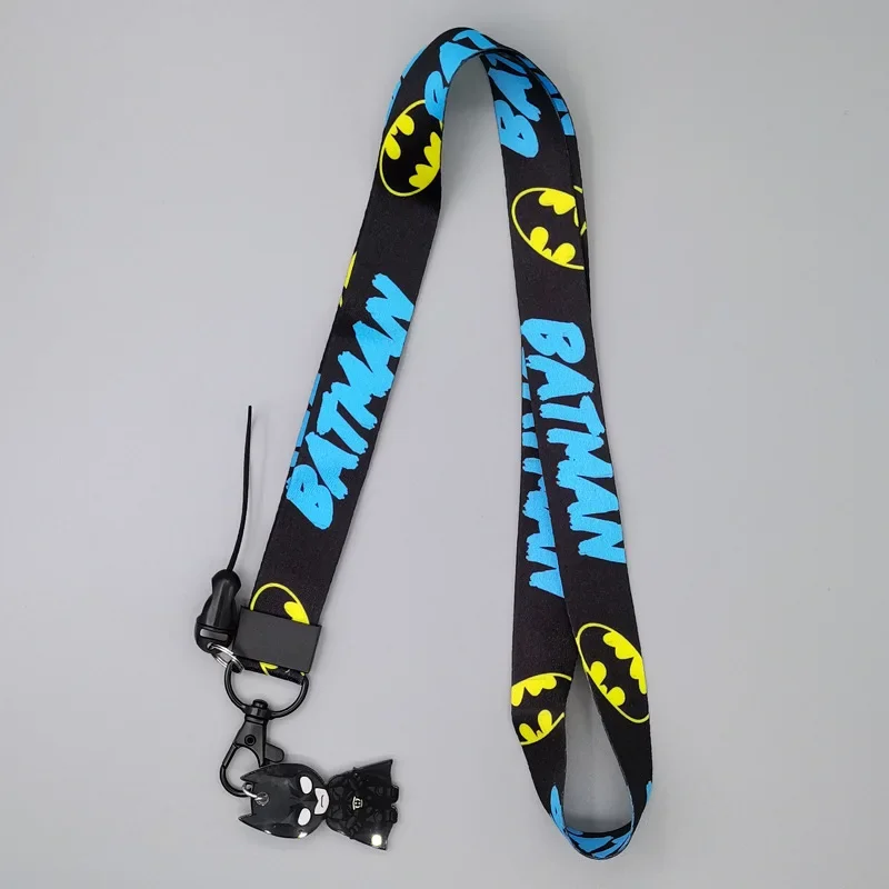 Disney Marvel Avengers Anime Keychain Neck Strap für Telefon Tasten ID Karte Cartoon Lanyards Geschenke Cartoon Spiderman IronMan Anhänger