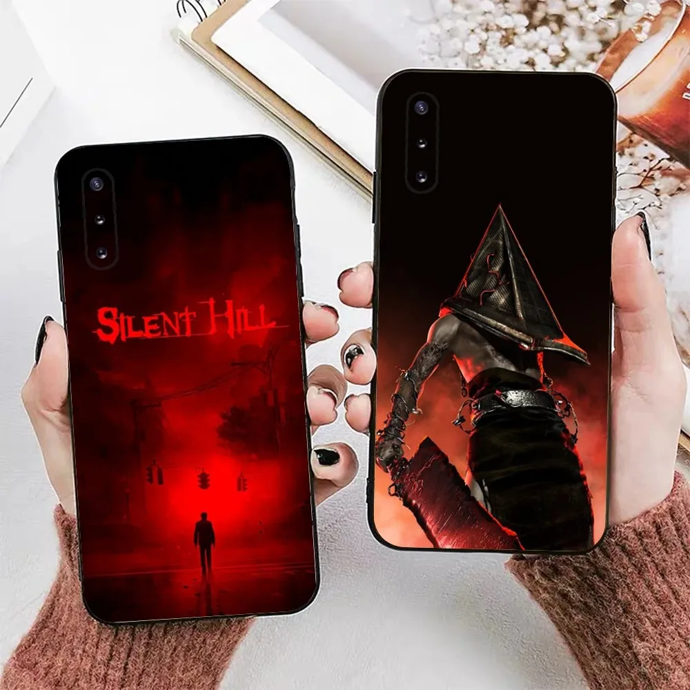 S-Silent Horror H-Hill Phone Case For Samsung Galaxy A13,A21s,A22,A31,A32,A52,A53,A71,A80,A91 Soft Black Phone Cover