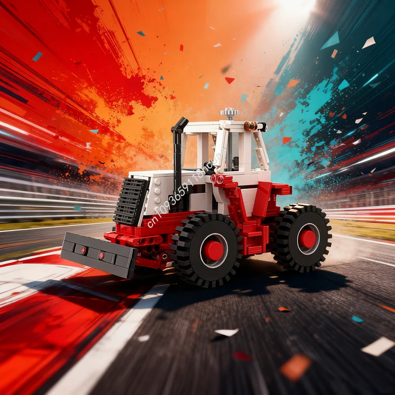 

660 шт. MOC чехол Traction King техническая модель строительные блоки строительные DIY игрушки идея рождественские подарки образование кирпич дети