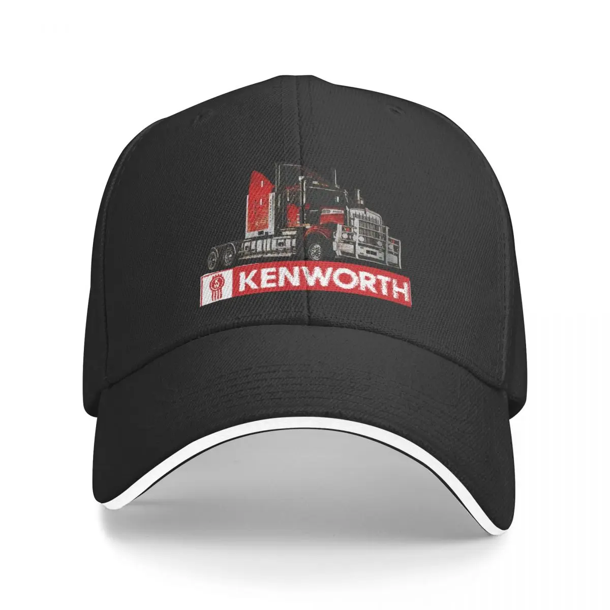 Kenworth Truck Peterbilt Camiseta S5XlFather\'S Day Baseball Hat Unisex Soft Top Dad Breathable Bomber Jacket Cap Customizable