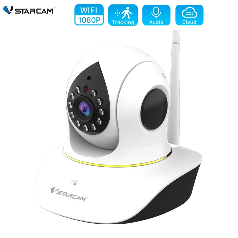 

Vstarcam 1080P WiFi Camera Indoor IP Camera Baby Pet Monitor 360° PTZ Home Security Surveillance Motion Detection