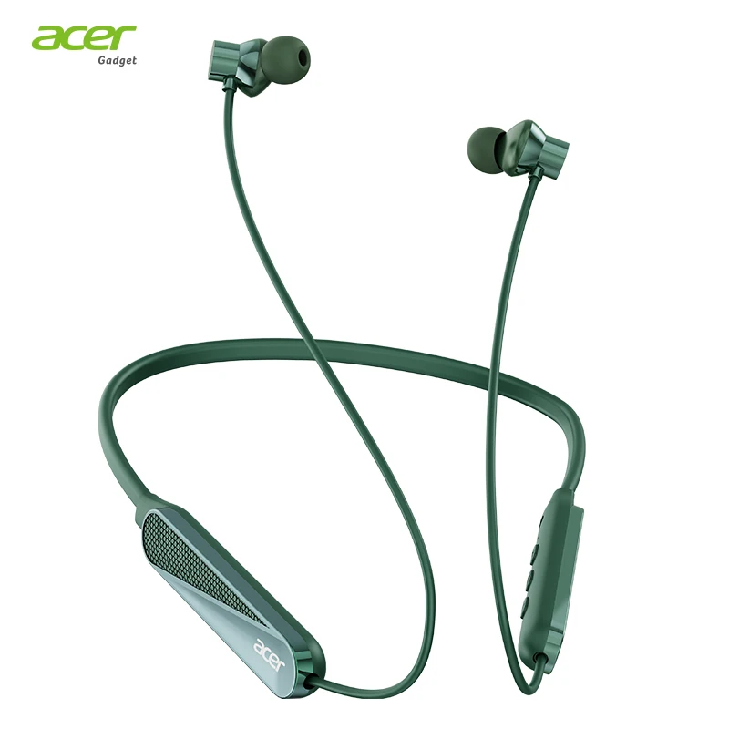 Acer Ohr561 Kabellose Bluetooth-Kopfhörer mit Nackenbügel, In-Ear-Design, angenehm zu tragen, Bluetooth 5.4-Chip mit geringem Stromverbrauch, 20 Stunden Akkulaufzeit, speziell für Sport und Laufen
